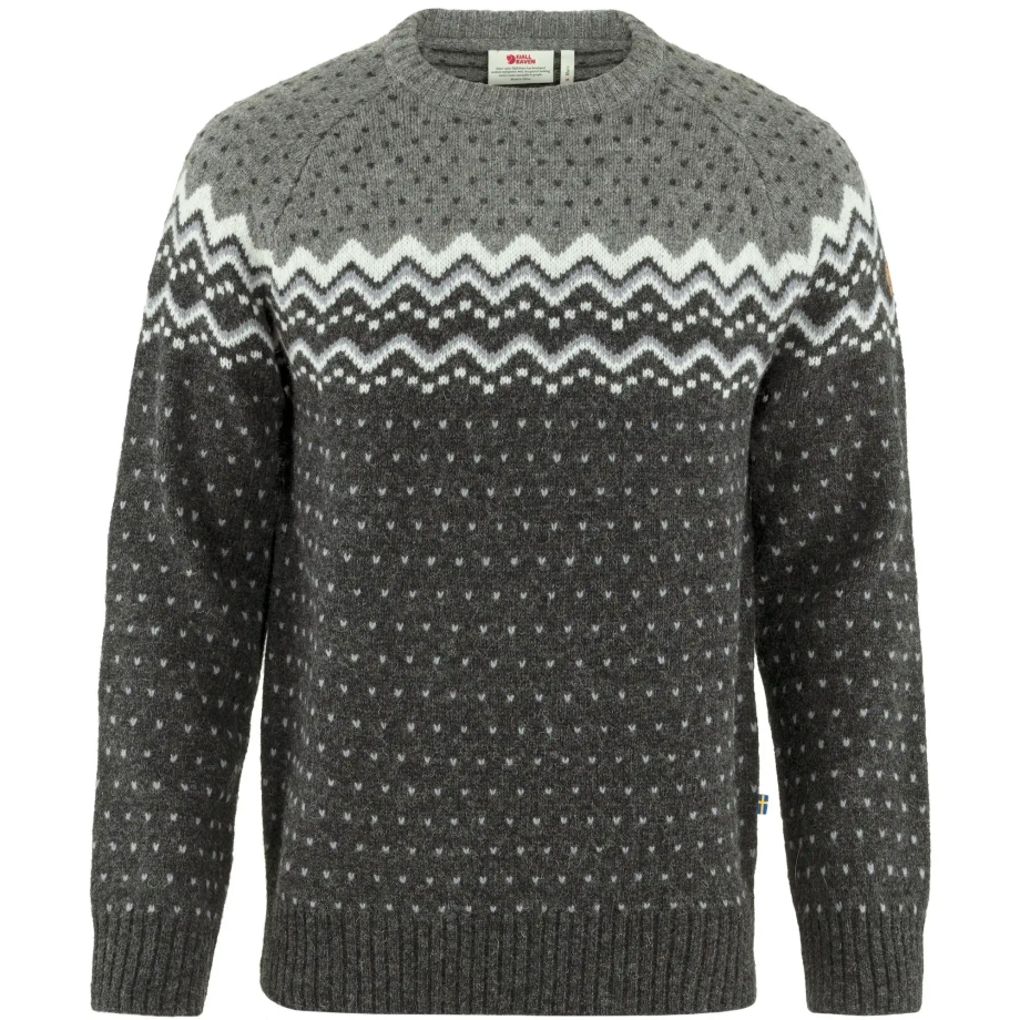 Fjällräven Canada Övik Knit Sweater M Dark Grey-Grey