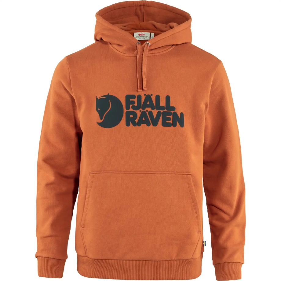 Fjällräven Canada Terracotta Brown Logo Hoodie M
