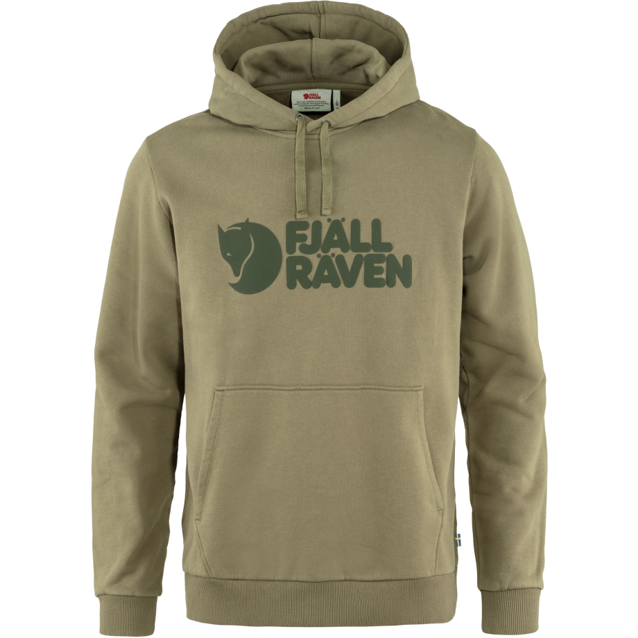 Logo Hoodie M Light Olive Fjällräven Canada