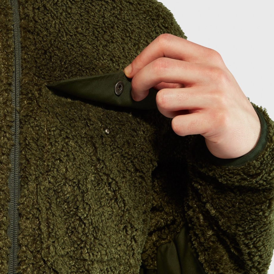 Fjällräven Canada Dark Grey Greenland Pile Fleece M