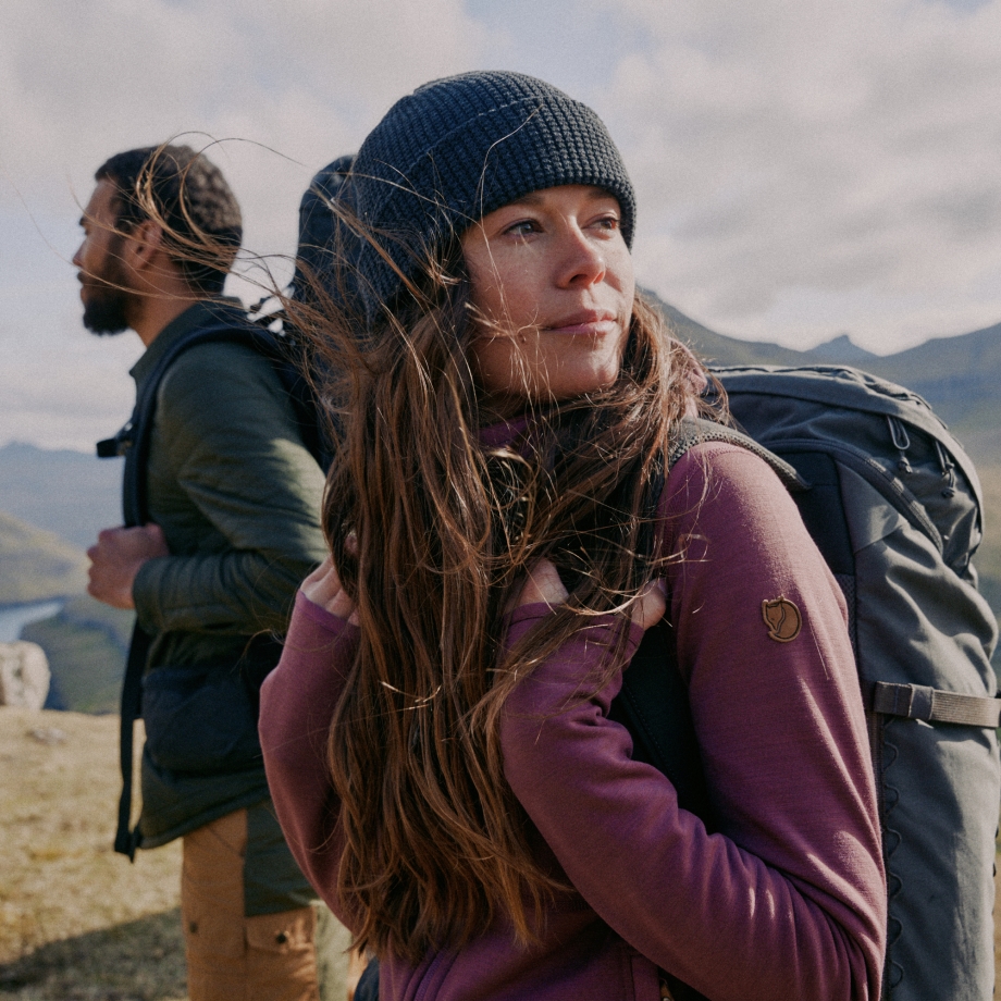 Black Fjällräven Canada Keb Fleece Hoodie W