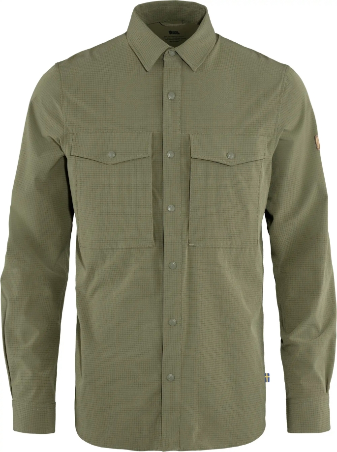 Light Olive Fjällräven Canada Abisko Trekking Shirt M