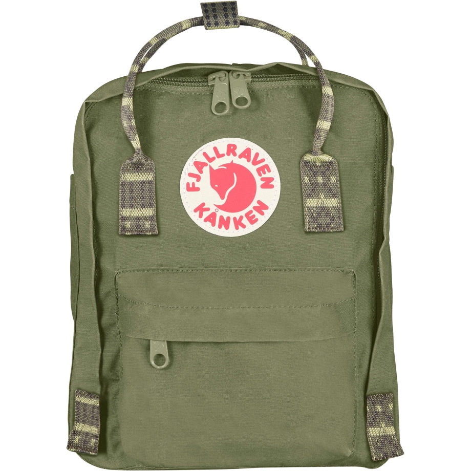 Fjällräven Canada Kånken Mini Green-Folk Pattern