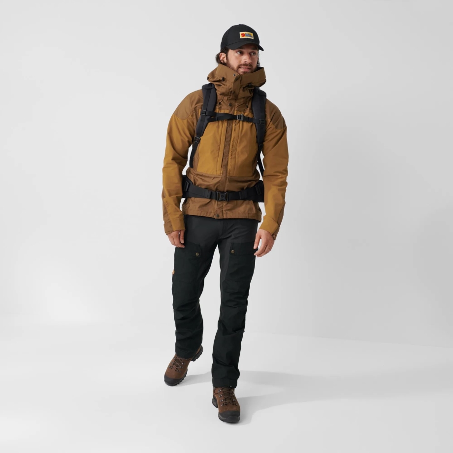 Fjällräven Canada Black-Stone Grey Keb Trousers M Reg