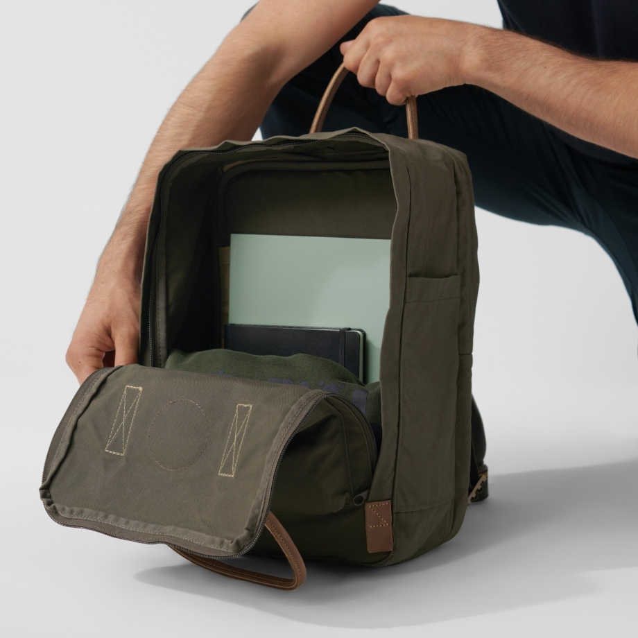 Dark Olive Fjällräven Canada Kånken No. 2 Laptop 15