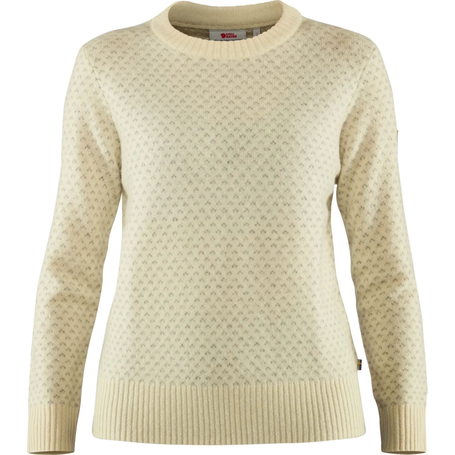 Fjällräven Canada Övik Nordic Sweater W Chalk White