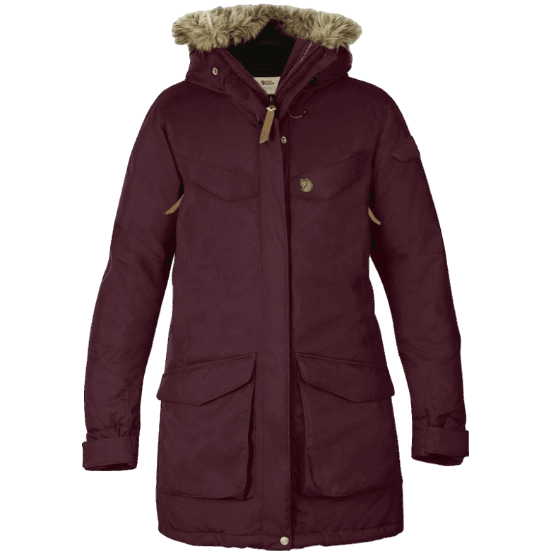 Nuuk Parka W Dark Garnet Fjällräven Canada