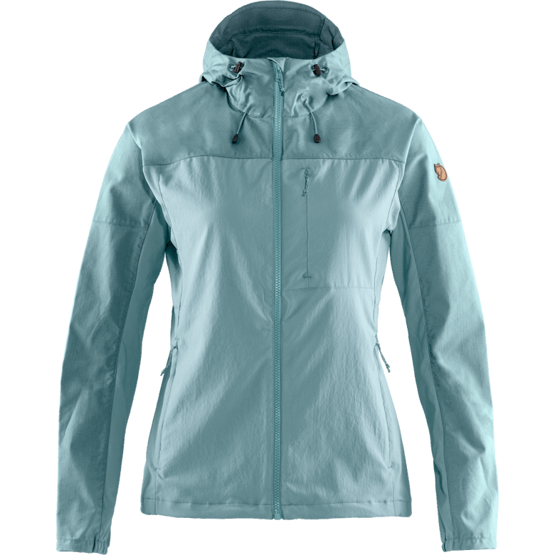 Abisko Midsummer Jacket W Fjällräven Canada Mineral Blue/Clay Blue