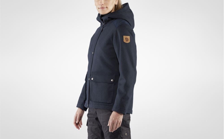 Fashion Grey Fjällräven Canada Greenland Re-Wool Jacket W
