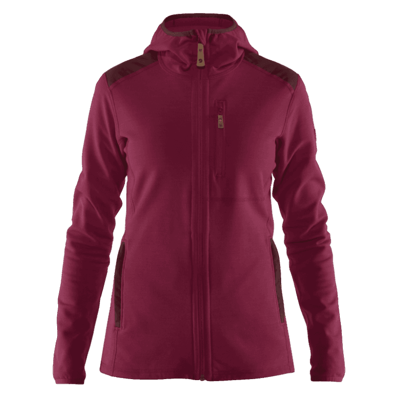 Keb Fleece Hoodie W - 3 Colours Plum/Dark Garnet Fjällräven Canada