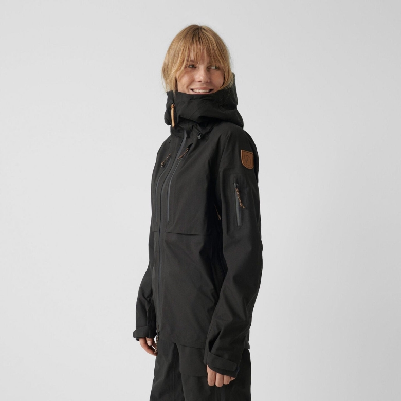 Keb Eco-Shell Jacket W - Black Fjällräven Canada Black