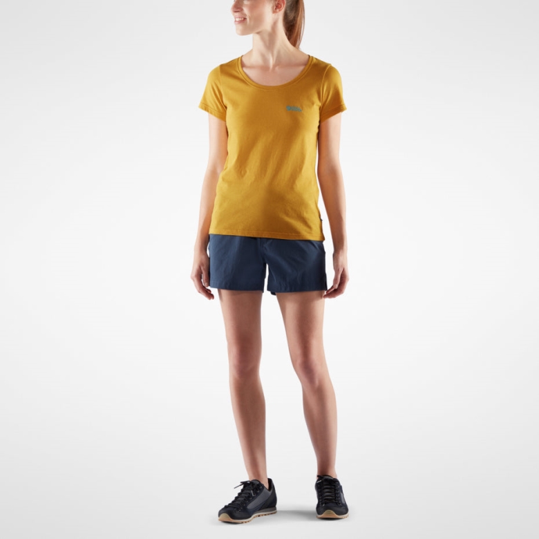 Fjällräven Canada Brand Chalk White Logo T-Shirt W
