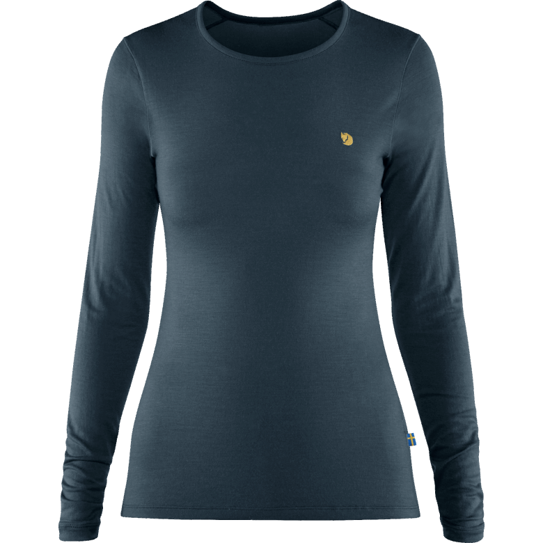 Bergtagen Thinwool Ls W Fjällräven Canada Mountain Blue