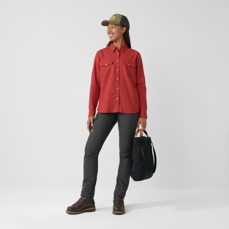 Övik Travel Shirt Ls W - 2 Colours Fjällräven Canada Dusk