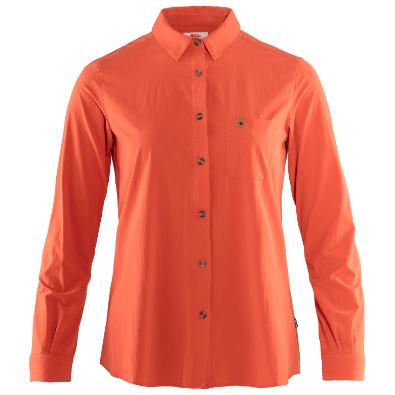 Fjällräven Canada Rowan Red Övik Lite Shirt Ls W - Rowan Red