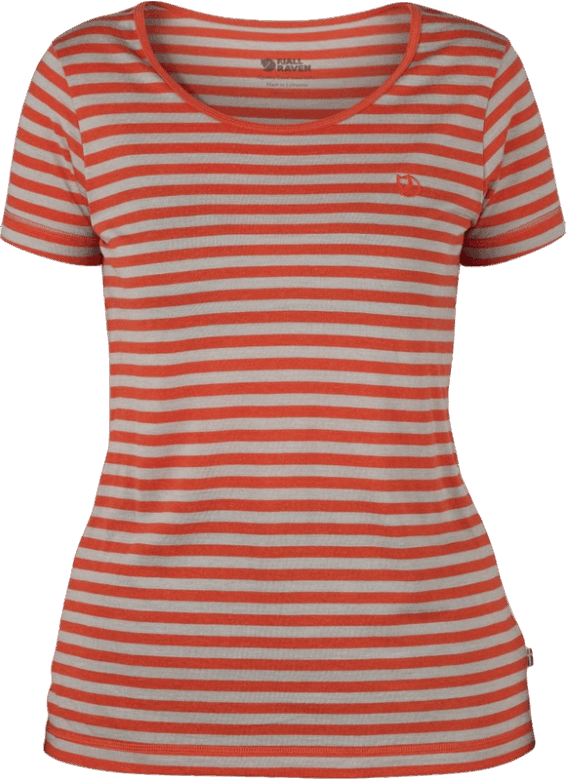 Fjällräven Canada Flame Orange High Coast Stripe T-Shirt W