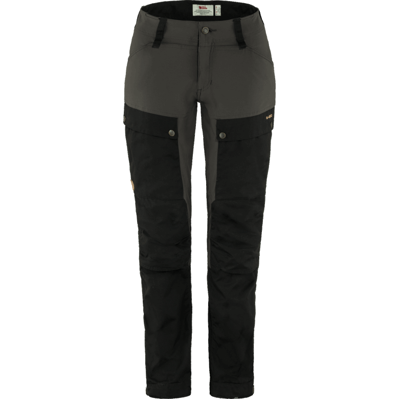 Fjällräven Canada Black-Stone Grey Keb Trousers Curved W Regular - Black Stone Grey