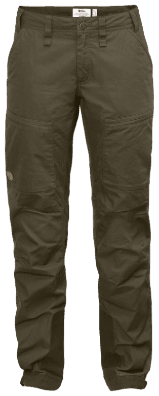 Abisko Lite Trekking Trousers W - D Olive D Olive Fjällräven Canada Dark Olive-Dark Olive