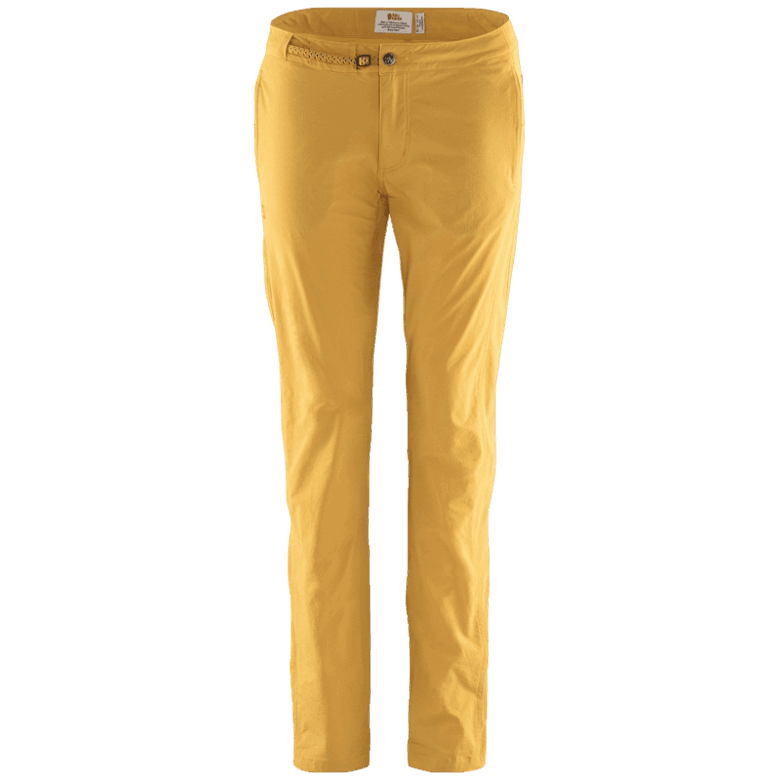 Ochre Fjällräven Canada High Coast Trail Trousers W - Ochre