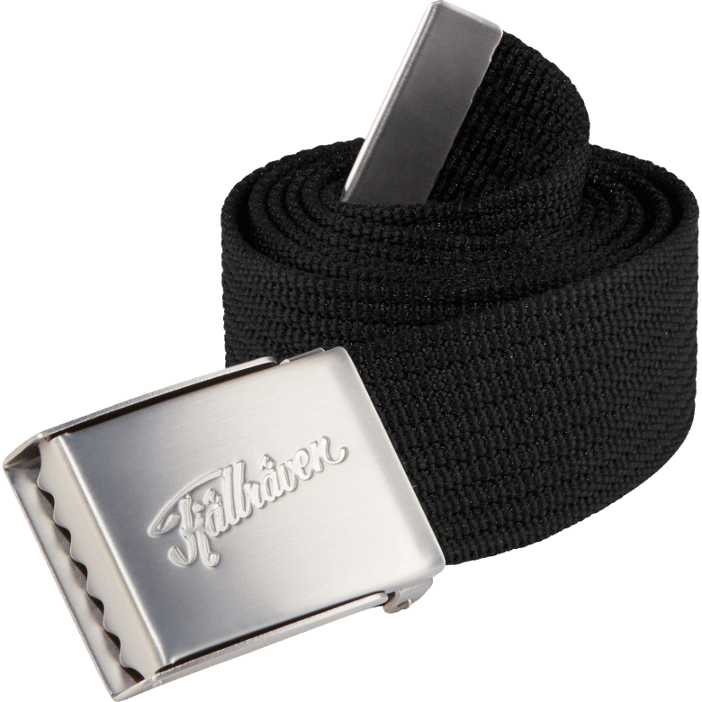 Fjällräven Canada Brand Övik Webbing Belt Black
