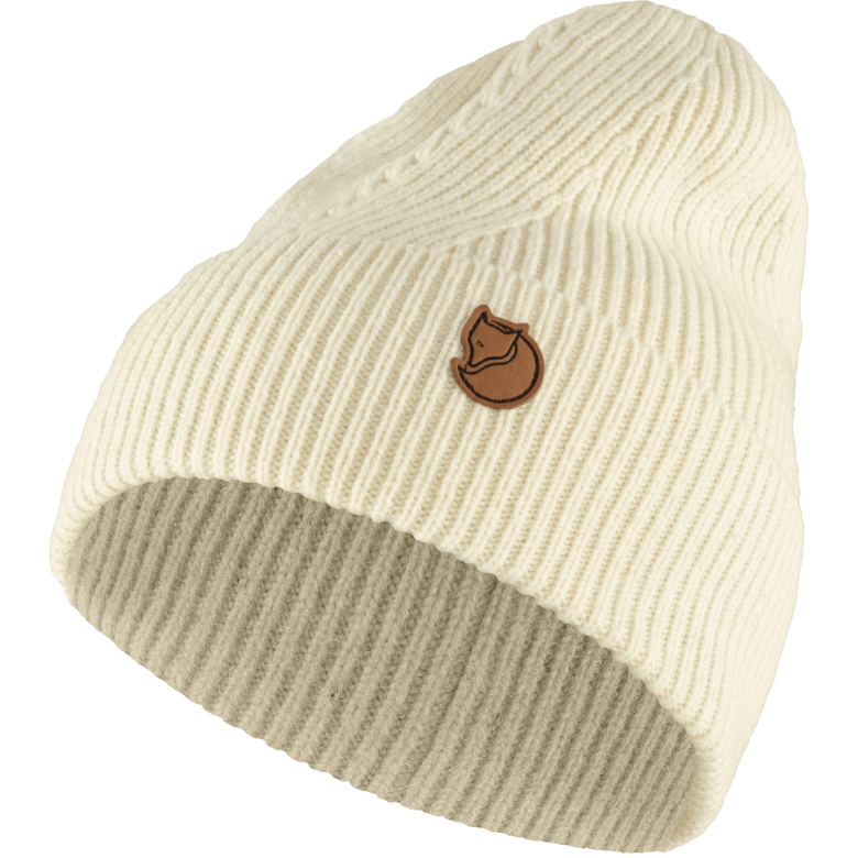 Chalk White Directional Rib Beanie Fjällräven Canada Brand