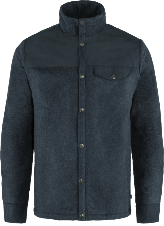 Canada Wool Padded Jacket M Fjällräven Canada Navy