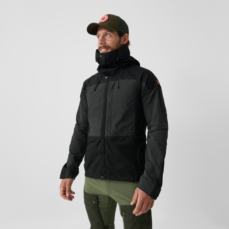 Fjällräven Canada Black Camo/Black Keb Jacket M - Various Colours