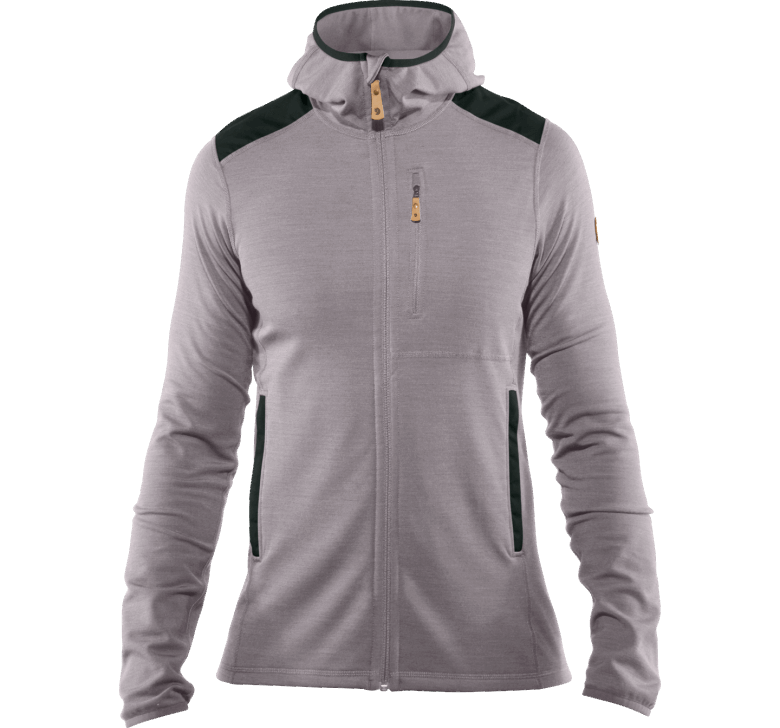 Grey-Dark Grey Fjällräven Canada Keb Fleece Hoodie M - 2 Colours