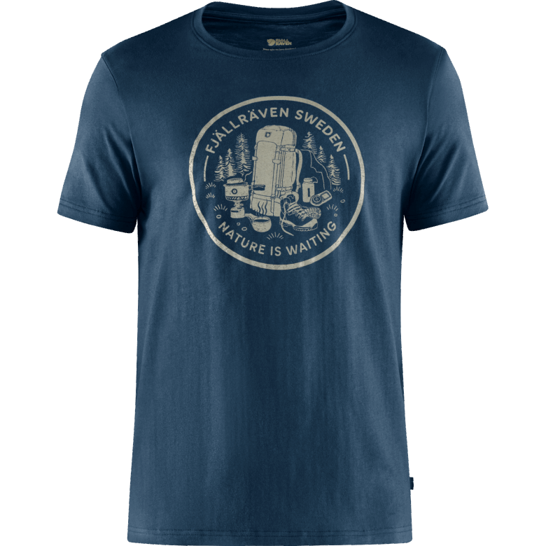 Fikapaus T-Shirt M - 2 Colours Fjällräven Canada Navy