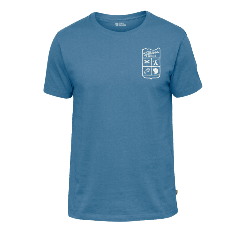 Azure Blue Fjällräven Canada Classic T-Shirt M