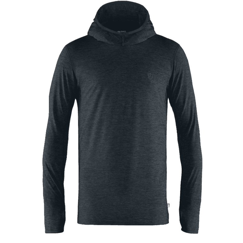 Dark Navy Fjällräven Canada Abisko Sun-Hoodie M