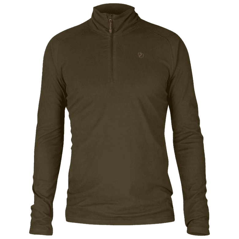 Fjällräven Canada Dark Olive Pine Half Zip M - Dark Olive