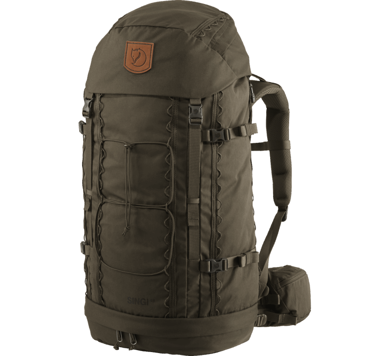 Dark Olive Fjällräven Canada Singi 48