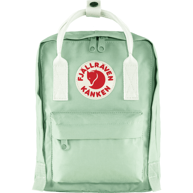 Mint Green-Cool White Kånken Mini Fjällräven Canada Brand