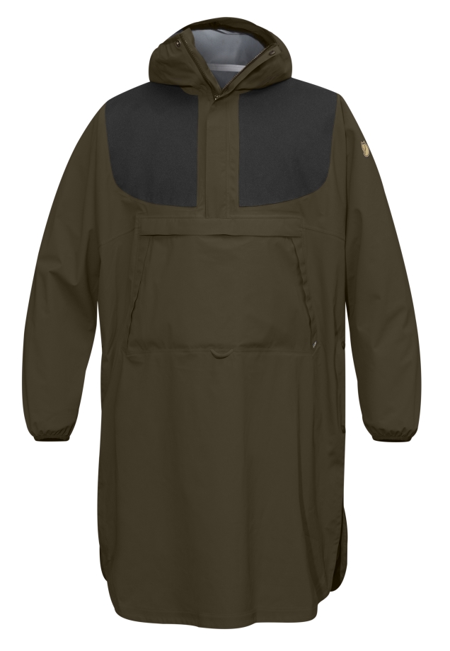 Fjällräven Canada Dark Olive Lappland Eco-Shell Poncho