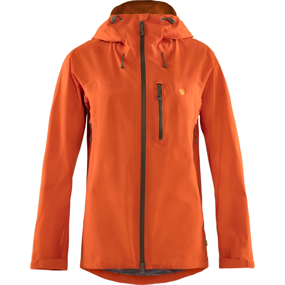 Hokkaido Orange Bergtagen Lite Eco-Shell Jacket W Fjällräven Canada