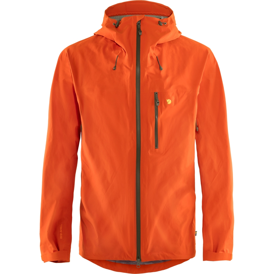 Bergtagen Lite Eco-Shell Jacket M Fjällräven Canada Brand Hokkaido Orange