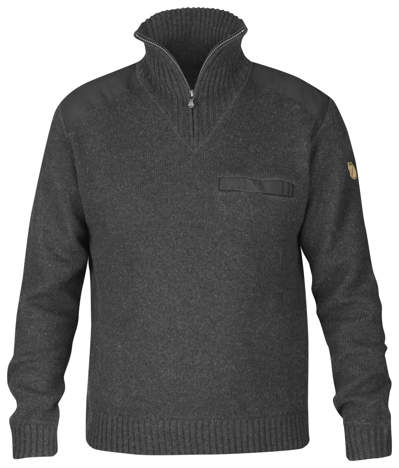 Dark Grey Koster Sweater M Fjällräven Canada