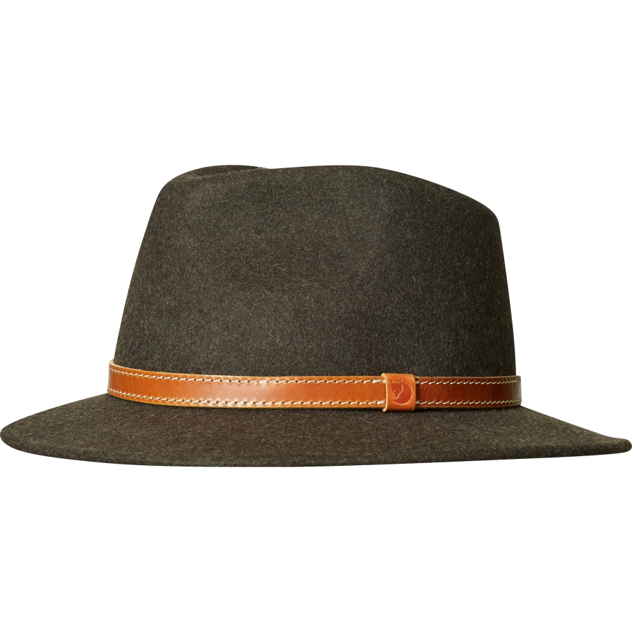 Fjällräven Canada Brand Srmland Felt Hat Dark Olive
