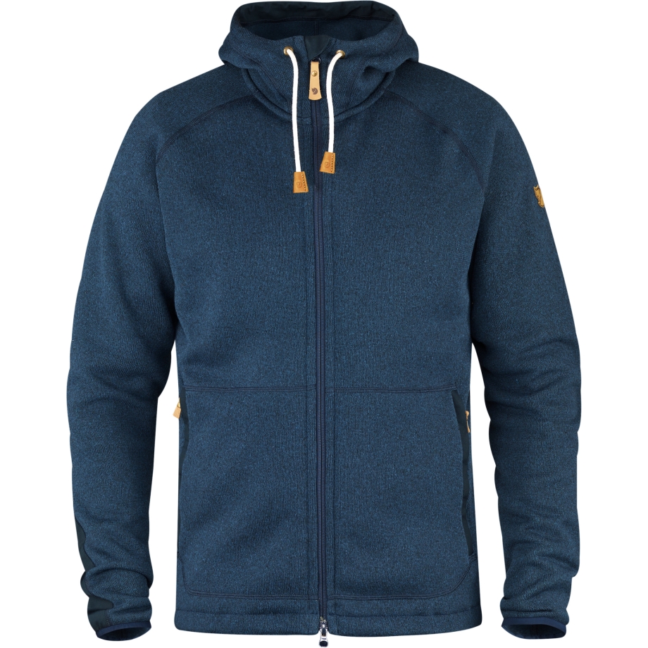 Fjällräven Canada Navy Övik Fleece Hoodie M