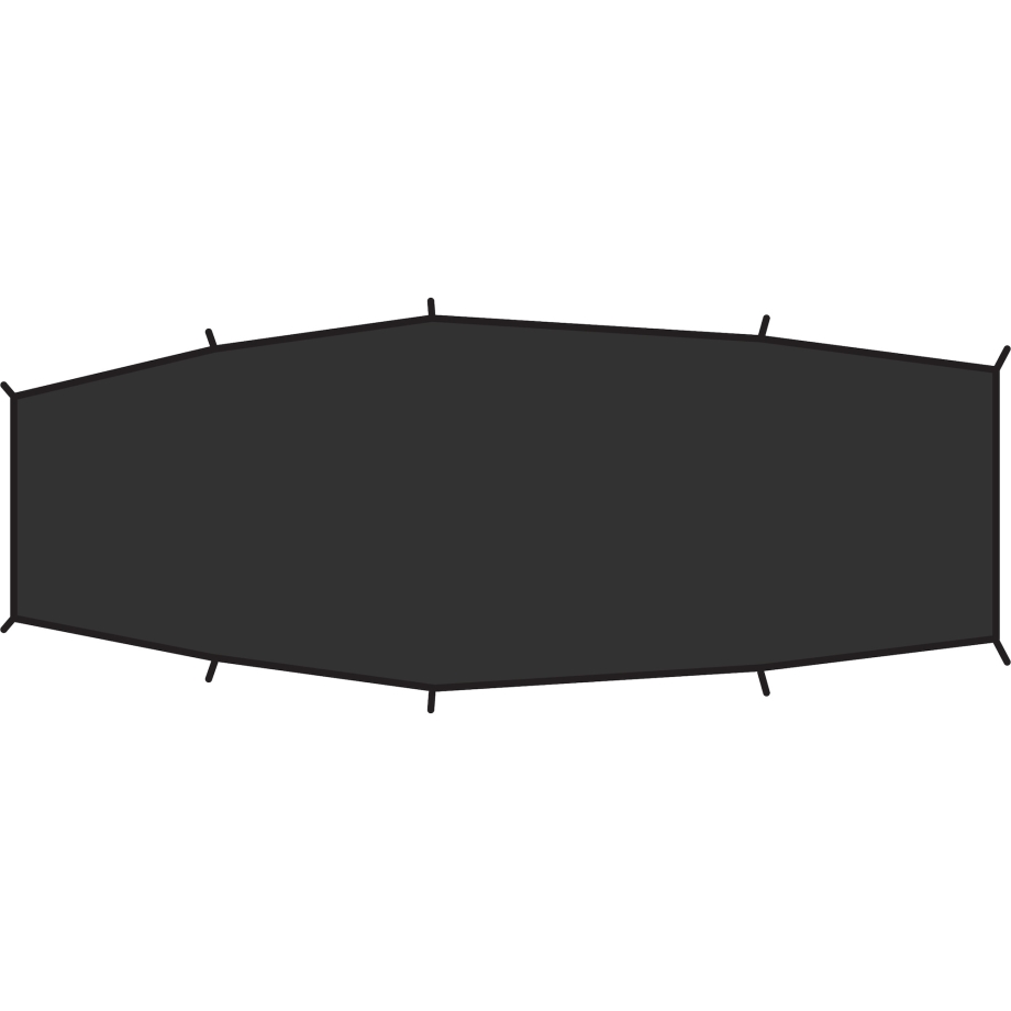 Fjällräven Canada Black Shape 2 Footprint