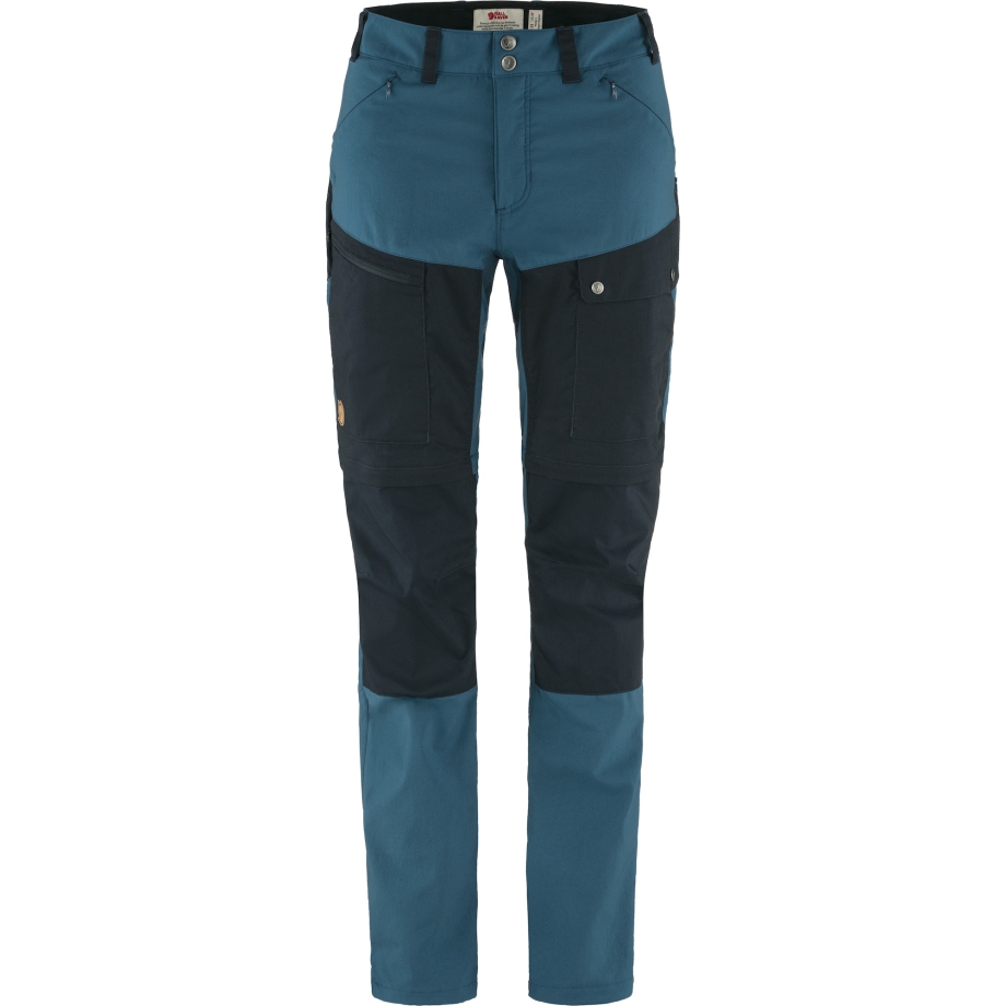 Fjällräven Canada Indigo Blue-Dark Navy Abisko Midsummer Zip Off Trousers W