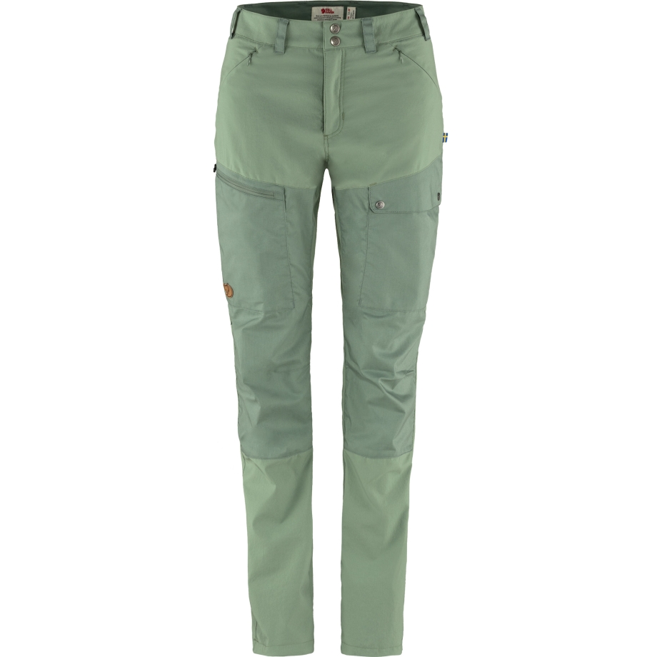 Jade Green-Patina Green Abisko Midsummer Trousers W Short Fjällräven Canada