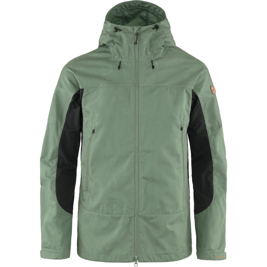 Patina Green-Dark Grey Abisko Lite Trekking Jacket M Fjällräven Canada