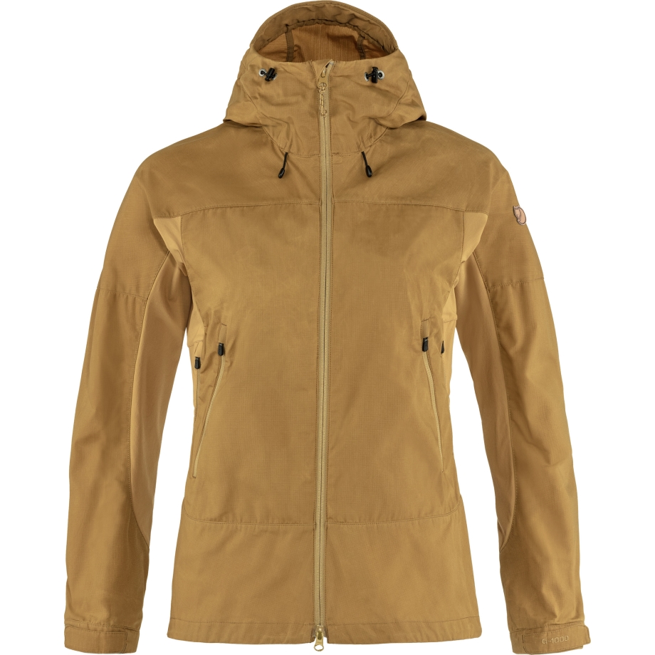 Buckwheat Brown Fjällräven Canada Brand Abisko Lite Trekking Jacket W