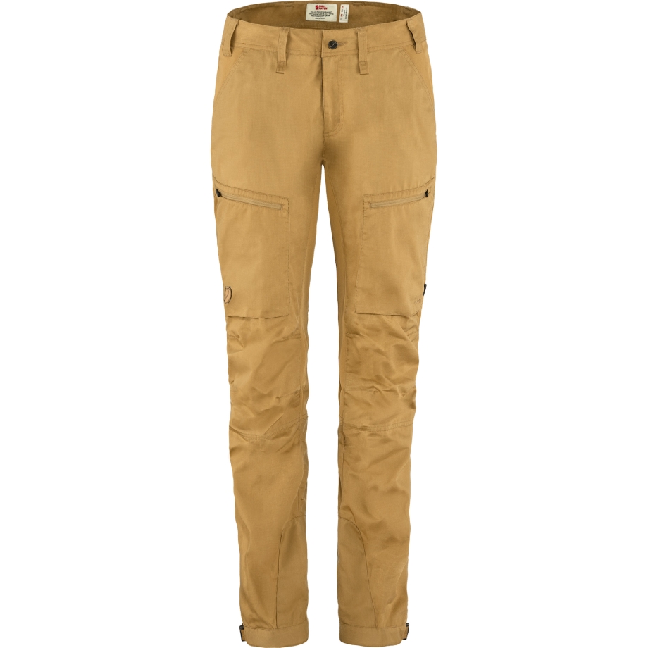 Abisko Lite Trekking Trousers W Short Fjällräven Canada Buckwheat Brown