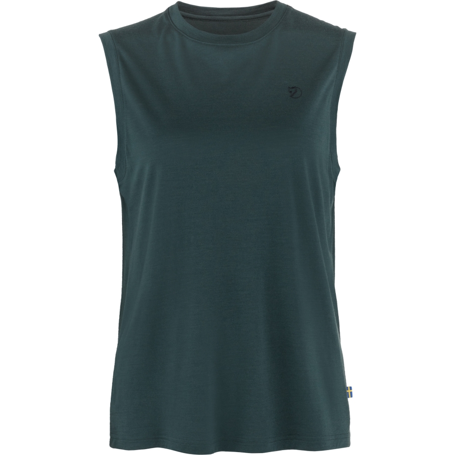 Dark Navy Abisko Wool Tank Top W Fjällräven Canada