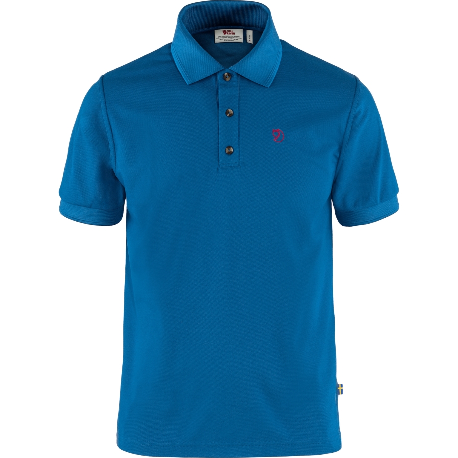 Alpine Blue Fjällräven Canada Brand Crowley Pique Shirt M