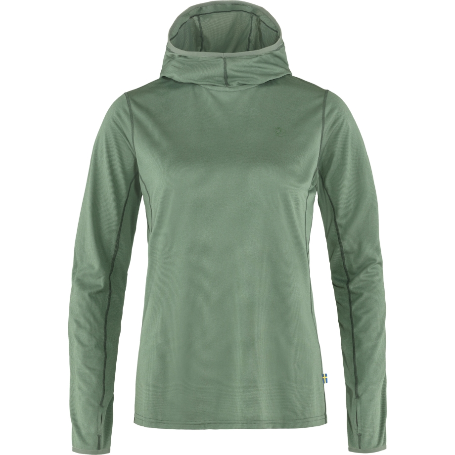 Abisko Sun-Hoodie W Fjällräven Canada Brand Patina Green