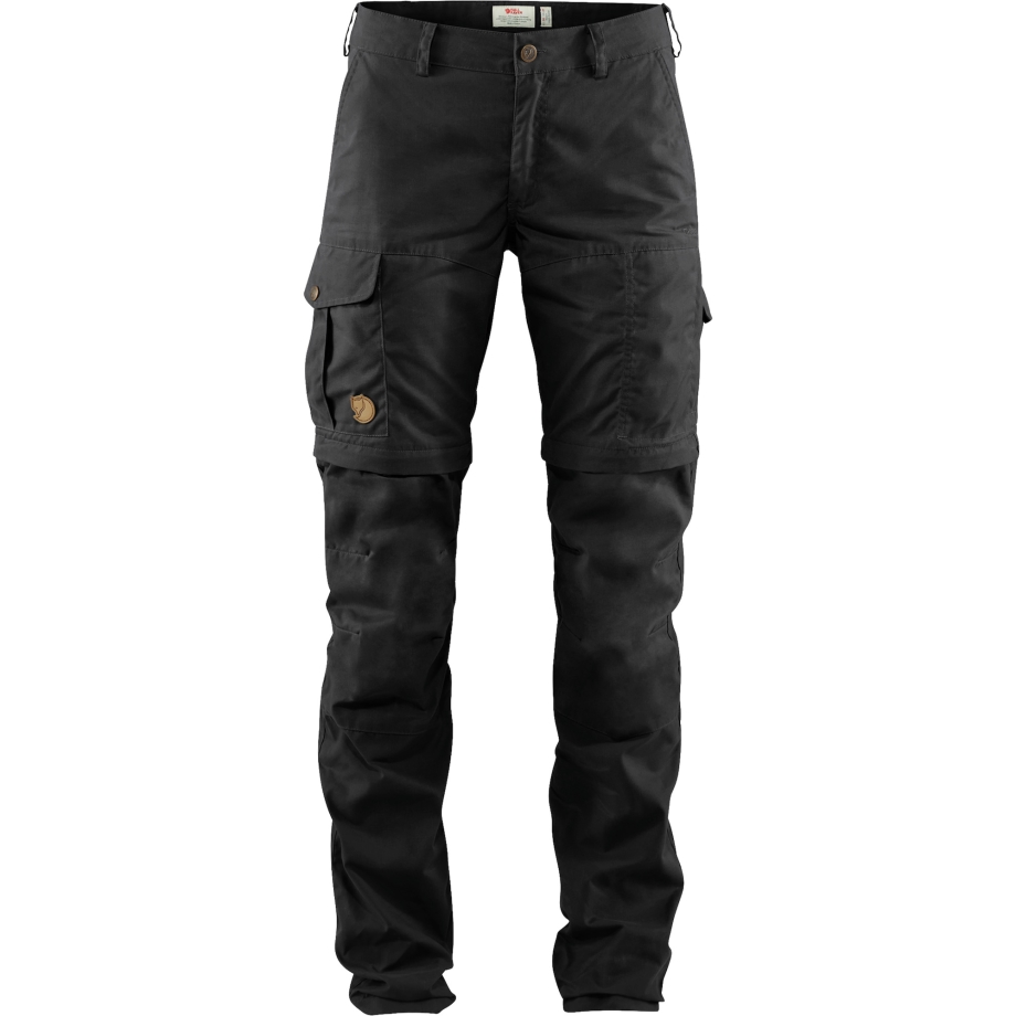 Dark Grey Fjällräven Canada Karla Pro Zip-Off Trousers W